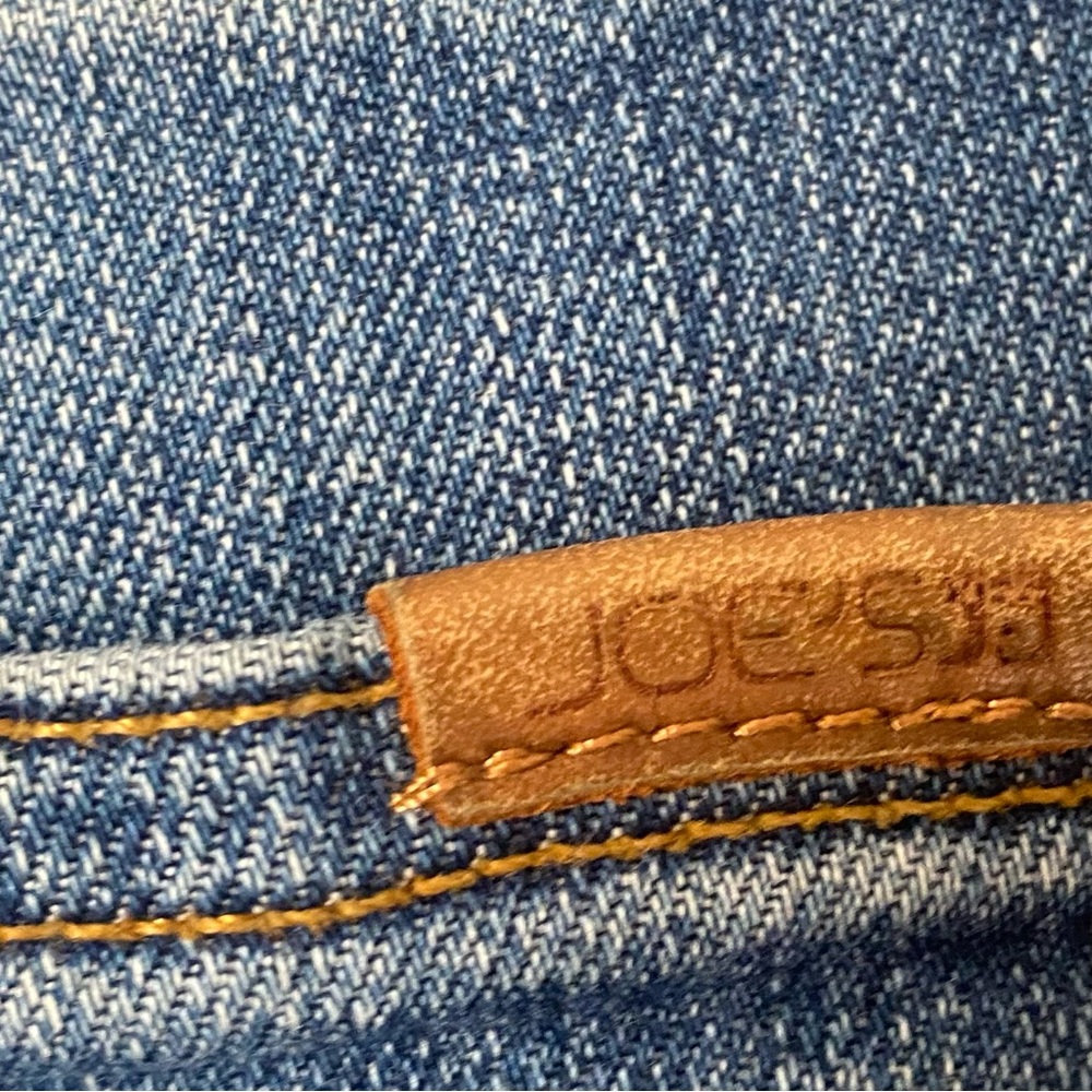 Joe's The Charlie High Rise Skinny Crop Skinny Blue Denim Sz W 27 - Picture 9 of 16